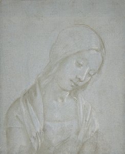 Byst av en ung kvinna, ca. 1495. av Piero di Cosimo.