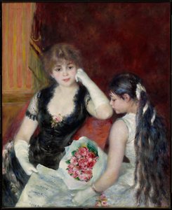 En loge på teatern (på konserten) av Pierre-Auguste Renoir