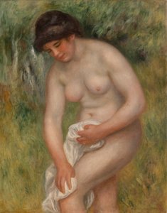 Badaren torkar sig själv (Baigneuse s