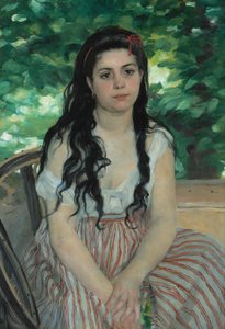 På sommaren - La bohémienne av Pierre-Auguste Renoir