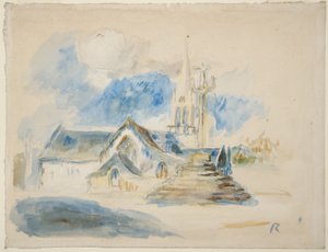 Kalvariet och kyrkan i Nizon, nära Pont-Aven