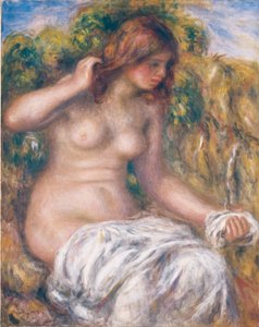 Kvinna vid våren av Pierre-Auguste Renoir