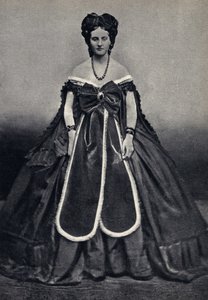 Porträtt av den "halvvärldsliga", Castiglione av Pierson. Fotografi, sent 1800-tal, av Pierre Louis Pierson