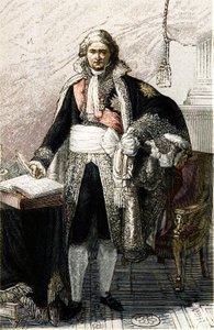 Porträtt av Jean Etienne Marie Portalis. Fransk jurist och politiker (1746 -1807) baserad på Pierre Gautherots målning. av Pierre (after) Gautherot