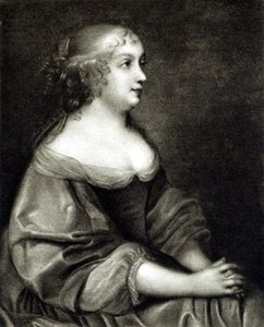 Porträtt av Anne av Österrike (1601 - 1666), drottning av Frankrike och Navarra, mor till Ludvig XIV av Pierre (after) Mignard