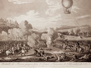 Slaget vid Fleurus av Pierre Adrien (after) Le Beau