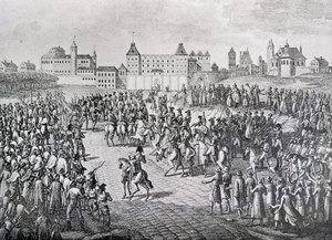Fransmännens triumferande intåg i Warszawa, 28 november 1806