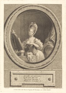 Dess storlek är härlig av Pierre Adrien Le Beau after Pierre Antoine Baudouin