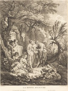 Det goda äventyret, 1738. av Pierre Alexandre Aveline