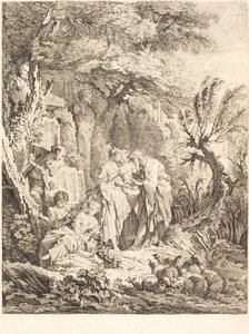 Det goda äventyret, 1738. av Pierre Alexandre Aveline