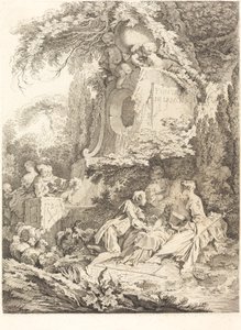 Kärlekens fontän, 1738. av Pierre Alexandre Aveline