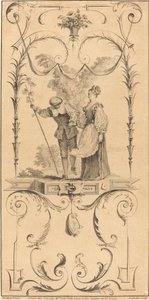 Herde och Herdinna. av Pierre Alexandre Aveline