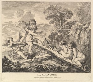 スイング、カリフォルニア州。 1738. スウェーデン語 av Pierre Alexandre Aveline