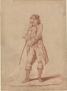 Gentleman med en ridskörd av Pierre Alexandre Wille