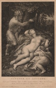 Jupiter och Antiope av Pierre Audouin