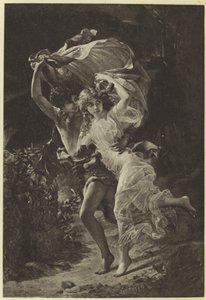 Stormen av Pierre Auguste Cot (fotogravyr)