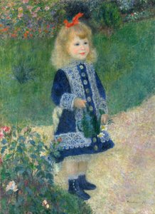 Ein Mädchen mit einer Gießkanne von Pierre-Auguste Renoir