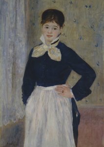 En servitris på Duvals Restaurant, ca. 1875. av Pierre Auguste Renoir