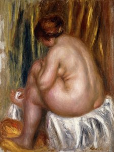 Efter badet av Pierre Auguste Renoir