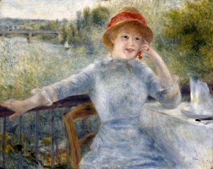 Alphonsine Fournaise, 1879 von Pierre Auguste Renoir