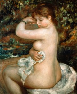 Efter badet av Pierre Auguste Renoir