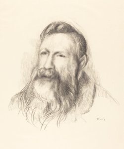 Auguste Rodin, ca. 1910 von Pierre Auguste Renoir