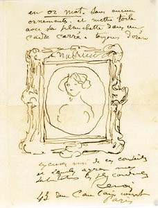 Autografbrev undertecknat till Dr. Fritz Thurneyssen, Paris och Les Collettes, 24 juni 1908 av Pierre Auguste Renoir