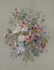 Bukett av rosor, 1879 av Pierre Auguste Renoir