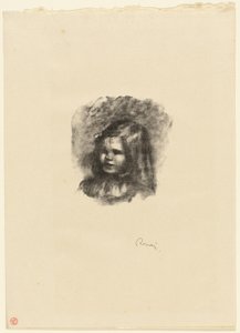 Claude Renoir, Vänstervänd av Pierre-Auguste Renoir
