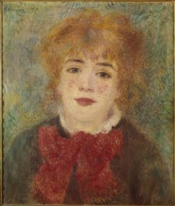 Porträtt av en dam av Pierre Auguste Renoir