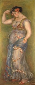 Dansande flicka med kastanjetter, 1909 av Pierre Auguste Renoir