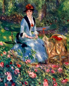 I Rosorna, 1882, 1929 av Pierre Auguste Renoir