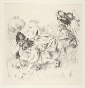 Leker barn? bollen (barn som spelar boll) av Pierre Auguste Renoir