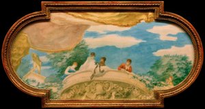 Design för en takmålning av Pierre-Auguste Renoir