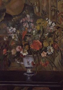Blommor i en vas av Pierre-Auguste Renoir