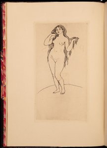 Frontispice till en antologi av verk av Stephane Mallarme, 1891 av Pierre Auguste Renoir