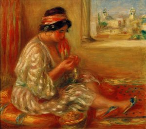 Gabrielle på algeriska av Pierre Auguste Renoir