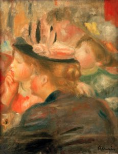 På teatern av Pierre-Auguste Renoir
