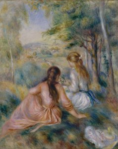 På ängen, 1888-92. av Pierre Auguste Renoir