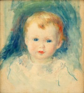 Barnporträtt av Pierre Auguste Renoir