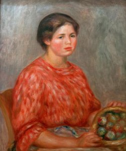 La Fruitiere av Pierre Auguste Renoir