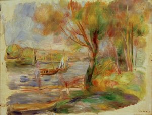 Seine vid Argenteuil av Pierre-Auguste Renoir