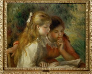 Läser... av Pierre Auguste Renoir