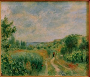Landskap nära Essoyes av Pierre Auguste Renoir