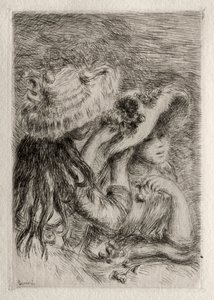Den stiftade hatten av Pierre-Auguste Renoir