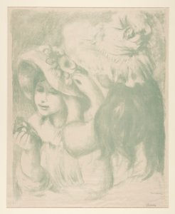 Le Chapeau ?pingl? (The Pinned Hat) av Pierre Auguste Renoir