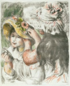 Den nålade hatten av Pierre Auguste Renoir