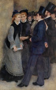 Lämnar konservatoriet av Pierre Auguste Renoir