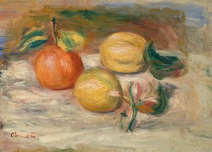 Citroner och apelsin av Pierre Auguste Renoir