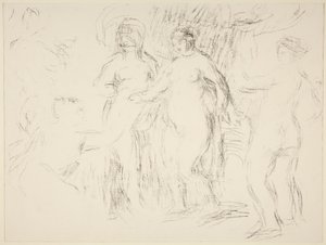 Badgästerna av Pierre Auguste Renoir